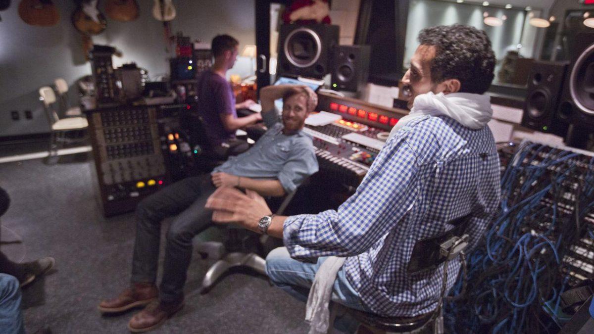 Bombino with Auerbach in the studio