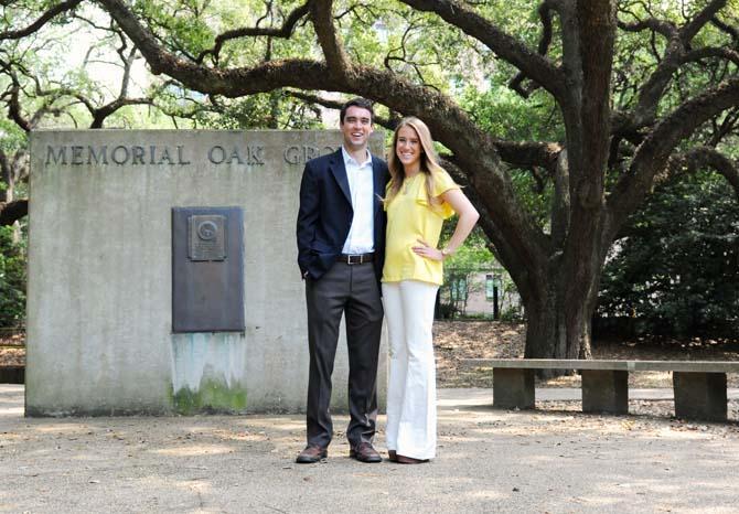 Student Government President Clay Tufts and Vice President Taylor Lambert look forward to pursuing their initiatives for the upcoming school year.