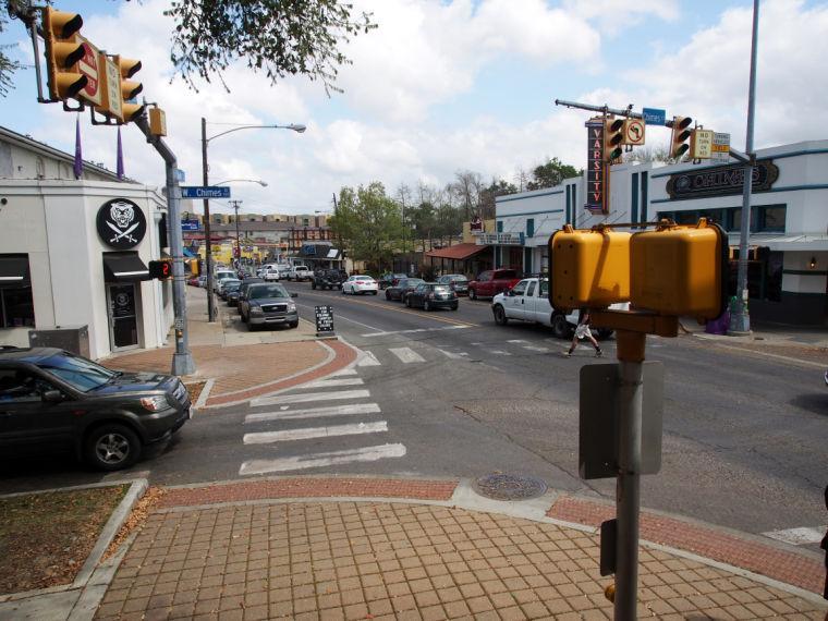 The Northgate area transitions from low income neighborhood to luxury student areas.