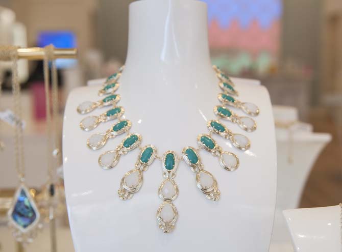 The Marrakech collection is displayed Wednesday, April 23, 2014 at Kendra Scott Jewlery located in Perkins Rowe.