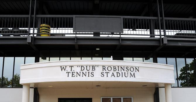 Renovations are slated to begin in January 2015 to W.T. "Dub" Robinson Tennis Stadium.