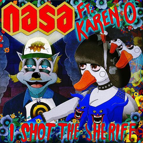 Karen O Animated in N.A.S.A.'s New 'I Shot the Sheriff' Video