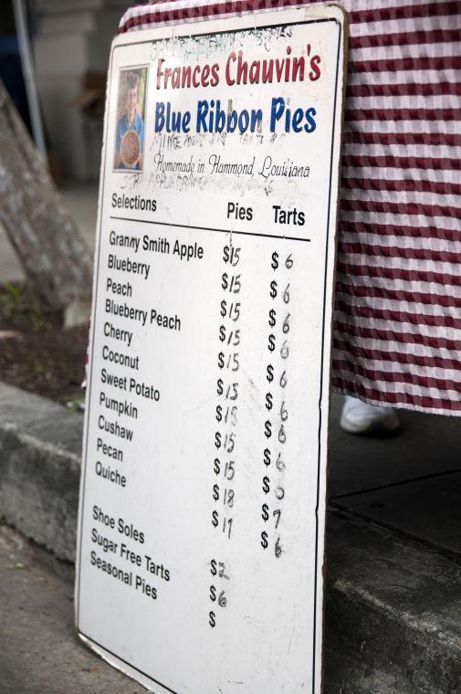 Frances Chauvin is an 81 year old Hammond resident who sells pies every Saturday at the Red Stick Farmers Market in downtown Baton Rouge.