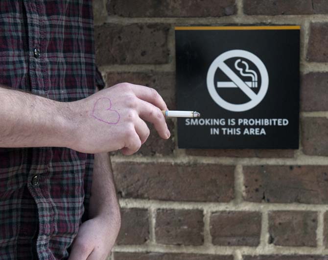 Student Government continues talks of potentially banning all tobacco on campus. In a poll, approximately 60% of students voted not in favor of the ban.