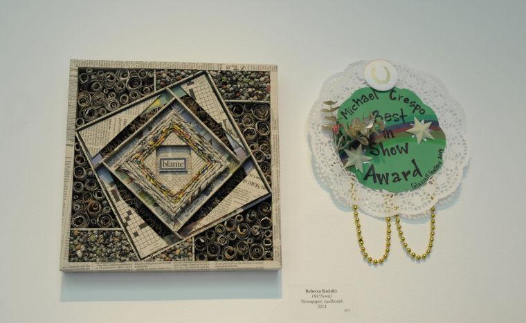 The LSU School of Art Glassell Gallery hosts recycled works from various Baton Rouge artists, including many LSU graduates.