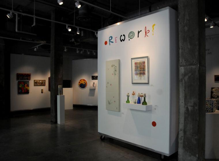 The LSU School of Art Glassell Gallery hosts recycled works from various Baton Rouge artists, including many LSU graduates.