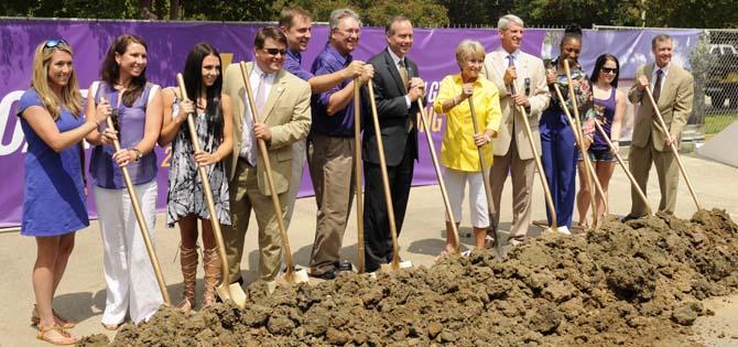 Gymnastics breaks ground on state-of-the-art practice facility