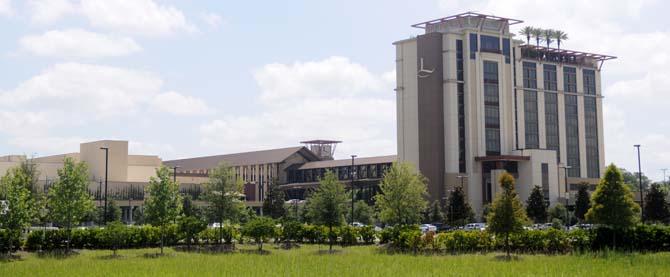 The L'Auberge Casino Hotel which will hold the L'Auberge and Eagle 98.1 Fireworks Extravaganza Friday, July 4th at 9:30 p.m. on 777 L'Auberge Avenue.