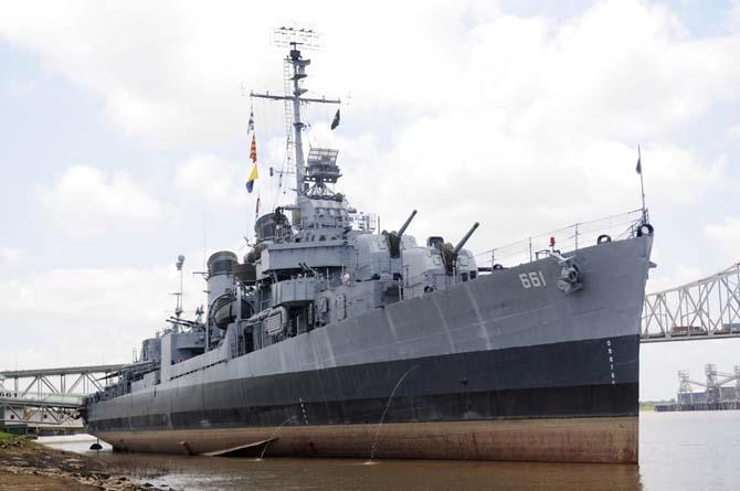 The Fletcher-class destroyer USS KIDD located on South River Rd. where the Freedom Festival will take place Friday, July 4, 2014 from 11 a.m. to 4 p.m.