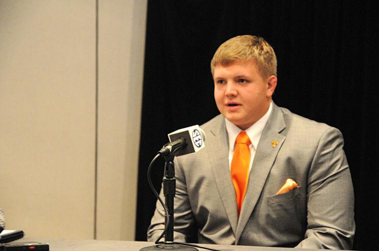 Tennessee junior offensive lineman Mack Crowder.