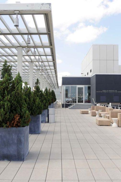 The Pennington Rooftop Terrace where the LSU Museum of Art will host the Red, White &amp; the Blues event on the 6th floor of the Shaw Center for the Arts Friday, July 4 from 7 a.m. to 10 p.m.