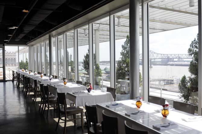 The Tsunami dining area where the LSU Museum of Art will host the Red, White &amp; the Blues event on the 6th floor of the Shaw Center for the Arts Friday, July 4 from 7 a.m. to 10 p.m.