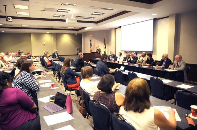 The WISE panel members met Tuesday August 19th, 2014 at LABI to discuss allocation of funds and implementation of education reform.