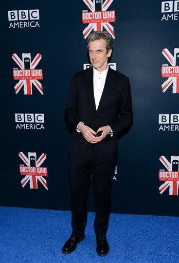 Actor Peter Capaldi attends BBC America's "Doctor Who" premiere fan screening at the Ziegfeld Theatre on Thursday, Aug. 14, 2014, in New York. (Photo by Evan Agostini/Invision/AP)