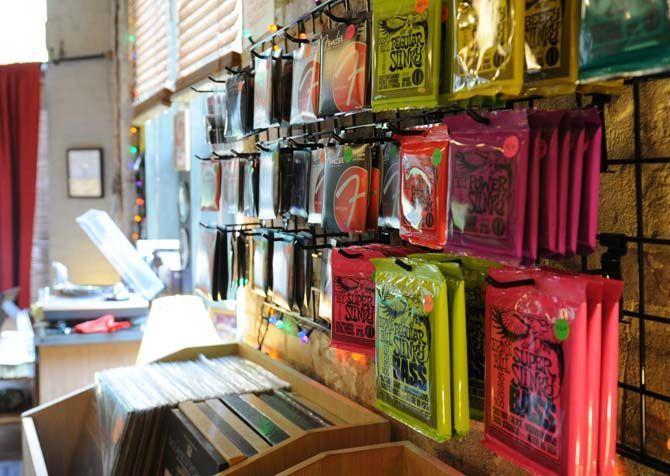 Lagniappe Records new location sells a new variety of music and instrument accessories.