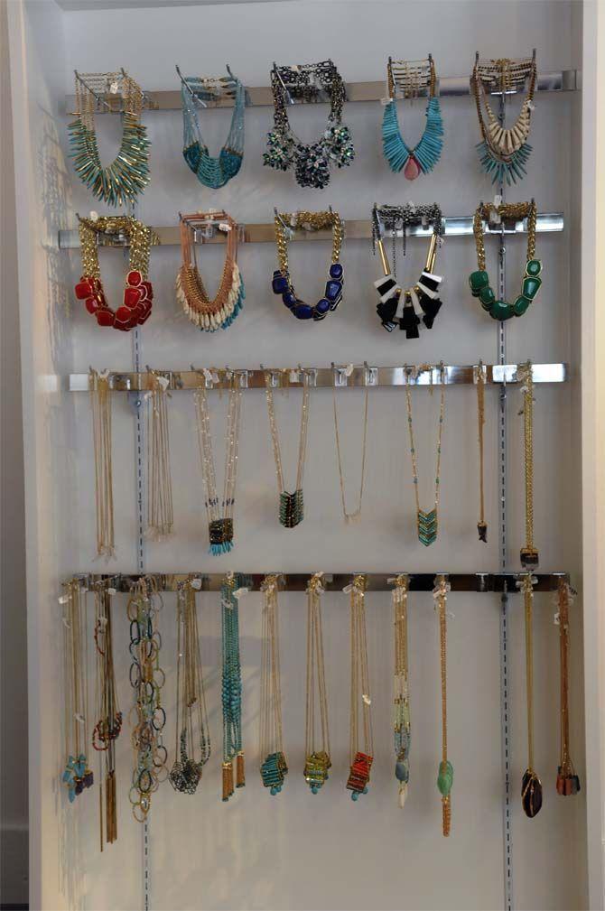 Jewlery displayed inside The Impecable Pig on Friday August 22, 2014 At Perkins Rowe.