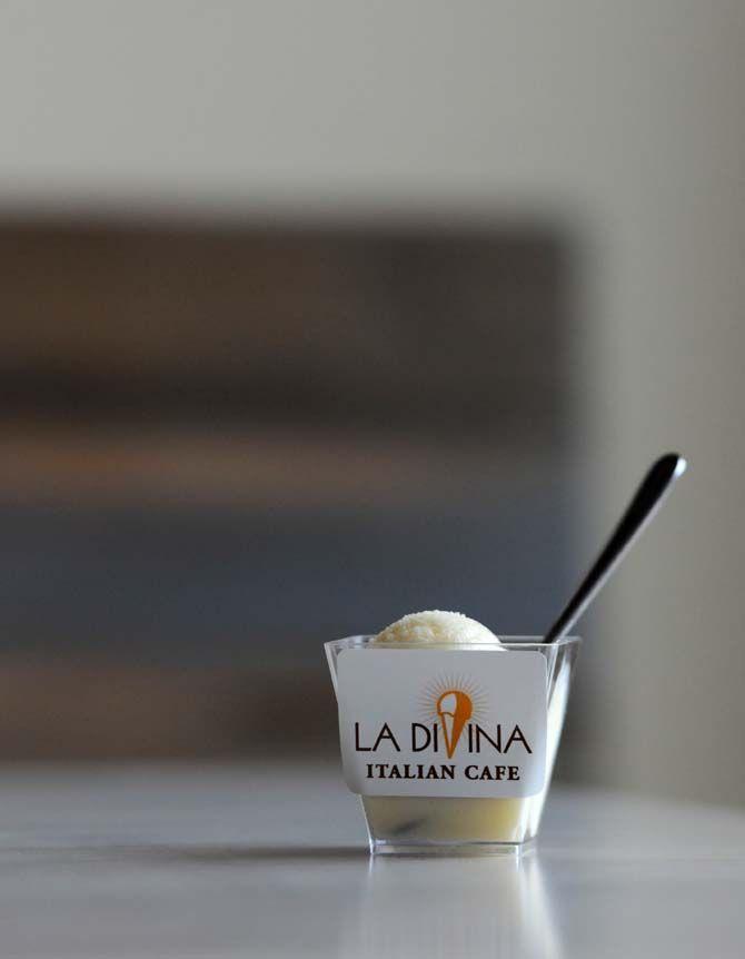 La Divina Italain Cafe located at 3535 Perkins Rd. expands their menu [gelato pictured is creme brulee].