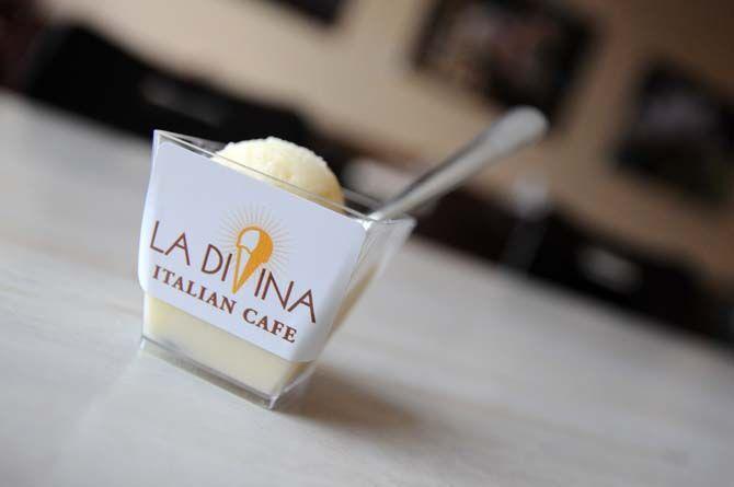 La Divina Italain Cafe located at 3535 Perkins Rd. expands their menu [gelato pictured is creme brulee].