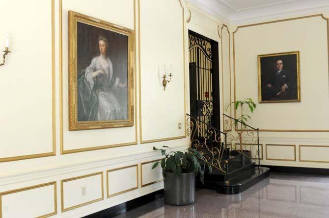 The Renaissance-styled French House was built in 1935 and currently houses LSU's Honors College.