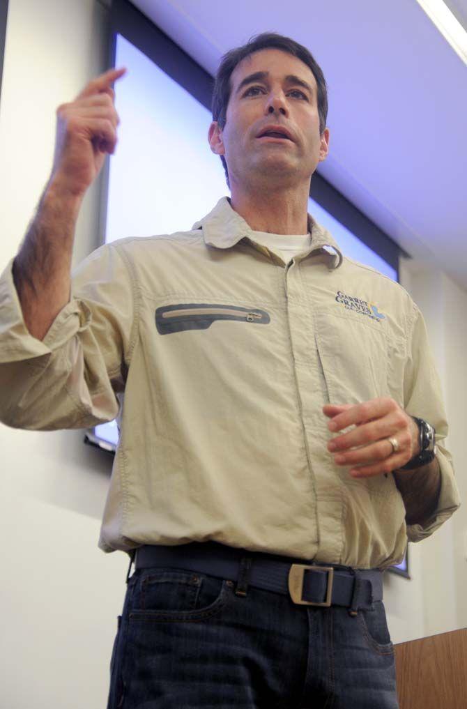 Congressional Candidate Garret Graves speaks at the new student organization Students for Graves on Sunday September 7, 2014.