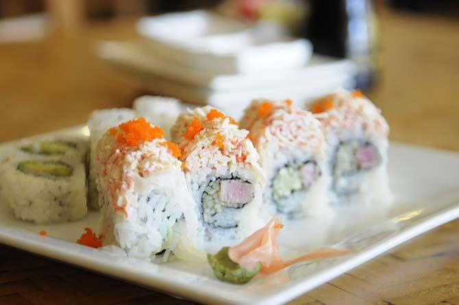 The spicy girl roll from Koi Sushi.