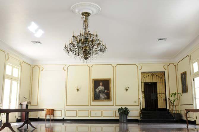 The Renaissance-styled French House was built in 1935 and currently houses LSU's Honors College.