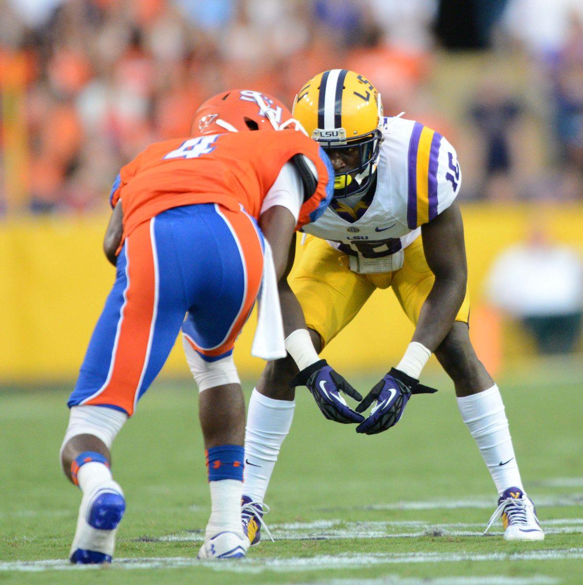 LSU's Tre'Davious White (#16) plays in LSU vs Sam Houston September 6, 2014.