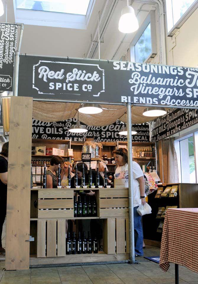 Shoppers browse spices and oils at the Main Street Market location of Red Stick Spice Company Saturday, September 6, 2014.