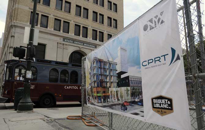 Onyx Residence breaks ground on a new construction project on the corner of 3rd and Convention streets downtown.