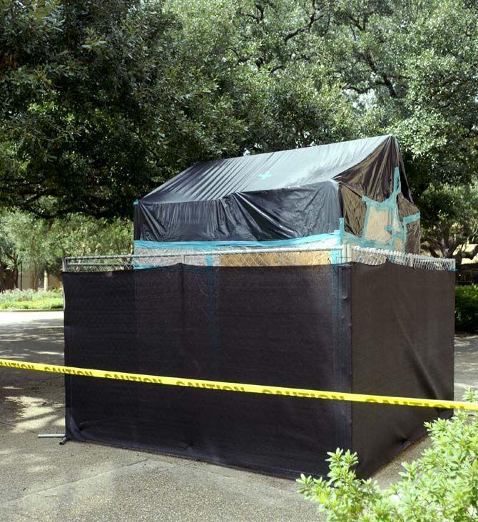 LSU treats the quad for asbestos.