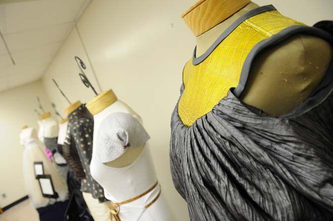 LSU student designers use alligator skins in apparel designs