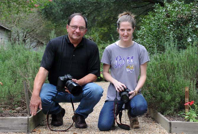 Louisiana Photo Society member President David Arbour and Stephanie Ross participate in a club field trip to the LSU Rural Life Museum Sunday, September 26, 2014.