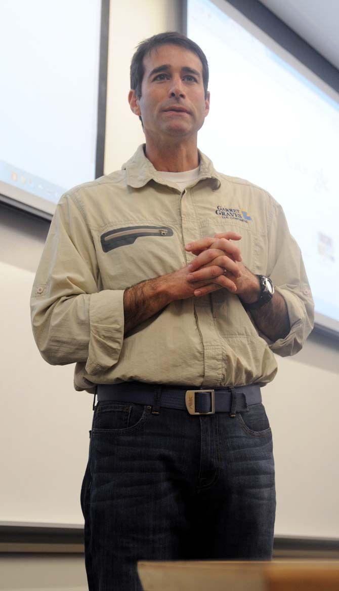 Congressional Candidate Garret Graves speaks at the new student organization Students for Graves on Sunday September 7, 2014.