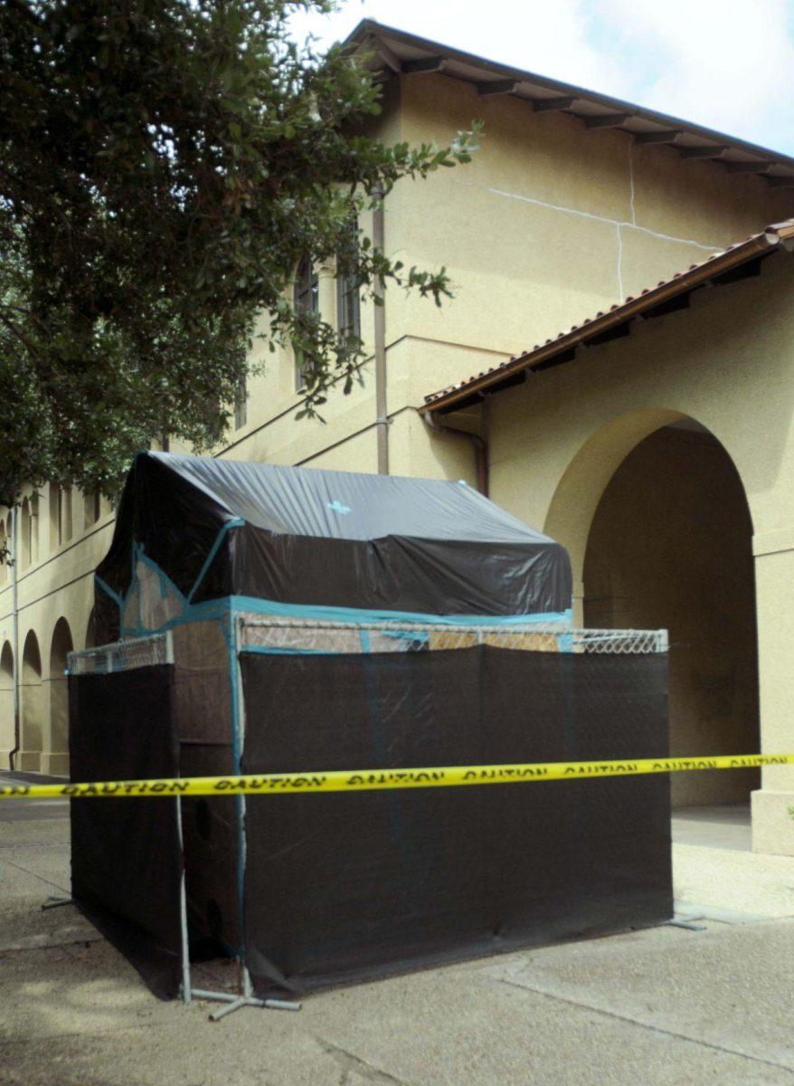 LSU treats the quad for asbestos.