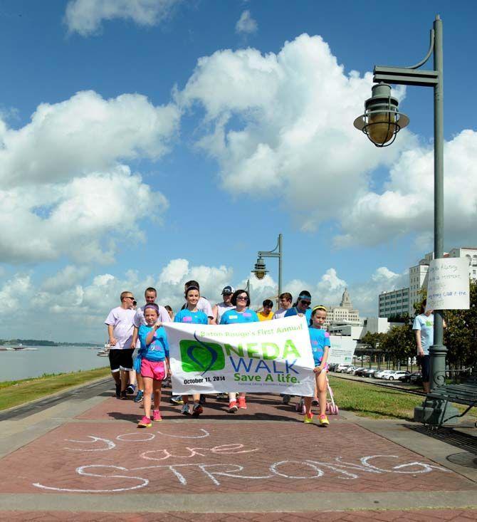 The National Eating Disorder Association (NEDA) hosts its first walk in Louisiana on October 11, 2014 at the Riverfront Plaza.