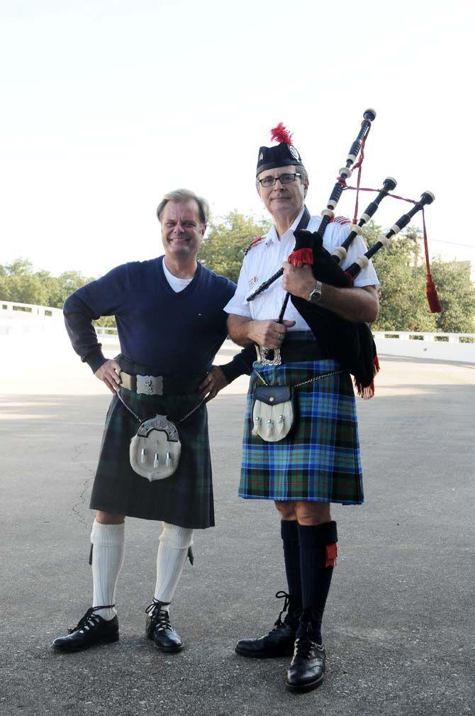 Vice President Milt Westmoreland and Pipes and Drums Band Major Stan Masinter are officers in the Caledonian Society of Baton Rouge. The Caledonian Society of Baton Rouge is a local non-profit organization that aims to preserve Scottish culture.