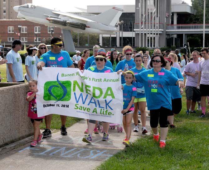 The National Eating Disorder Association (NEDA) hosts its first walk in Louisiana on October 11, 2014 at the Riverfront Plaza.