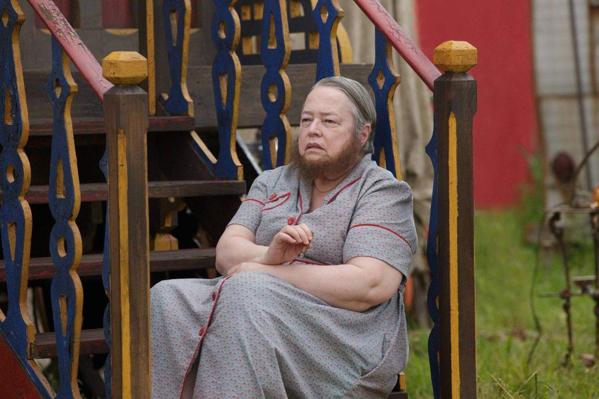 AMERICAN HORROR STORY: FREAK SHOW "Massacres and Matinees"- Episode 402 (Airs Wednesday, October 15, 10:00 PM e/p) --Pictured: Kathy Bates as Ethel Darling. CR: Michele K. Short/FX