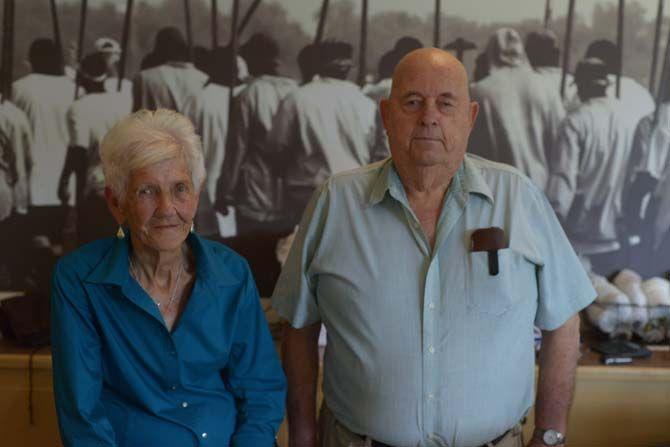 Ruth Tubbs and Bert Dixon, who work at the Angola prison museum, were part of the original rodeo staff when it began 50 years ago.&#160;&#160;