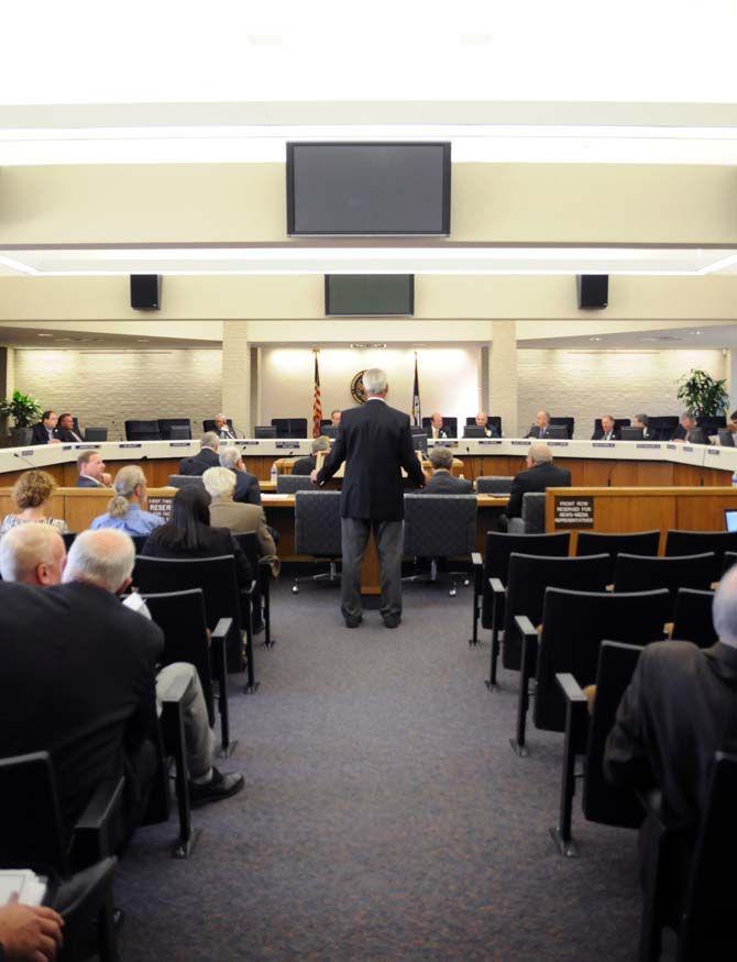 LSU Board of Supervisors meets in the Administration Building on Friday, October 24.