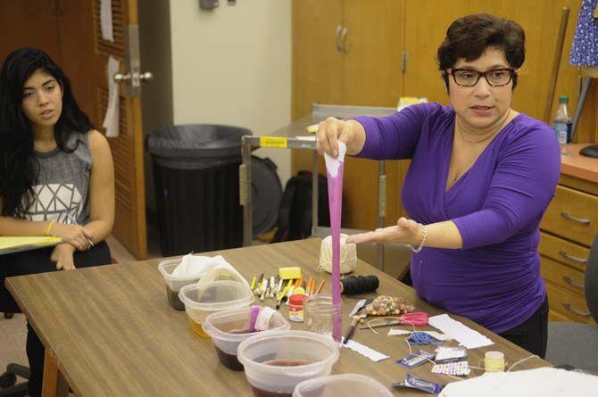 Design students use natural dyes in clothing designs