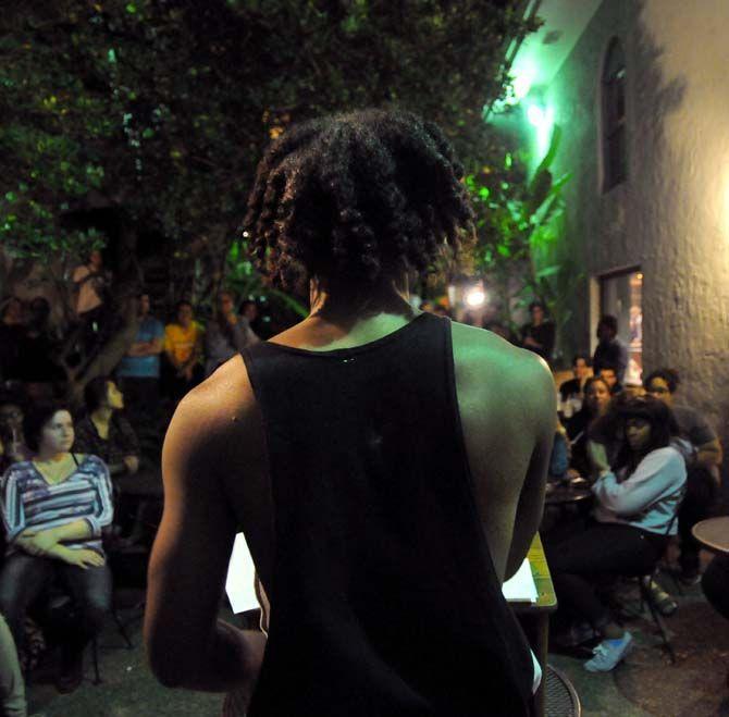 Local Baton Rouge organization, Spectrum, hosted event "Queer Confessions" along with the organizations Qroma, Student Equality Project, and Equality for HER where member of the Baton Rouge community were welcomed to recite poetry at Highland Coffee on Thursday, October 23, 2014.