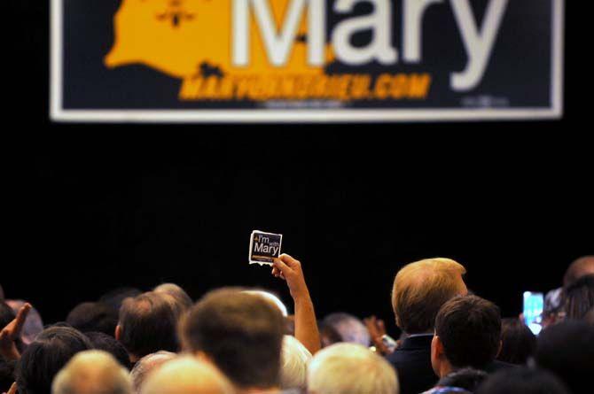 Former President Bill Clinton spoke at a campaign rally for incumbent Sen. Mary Landrieu (D-L.a.) in Baton Rouge on Monday.