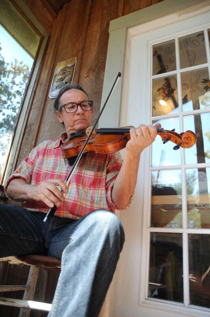 Tom Pierce, owner of Tom's Fiddle and Bow, located in Arnaudville, LA has been repairing and selling violins and cellos since 2006.