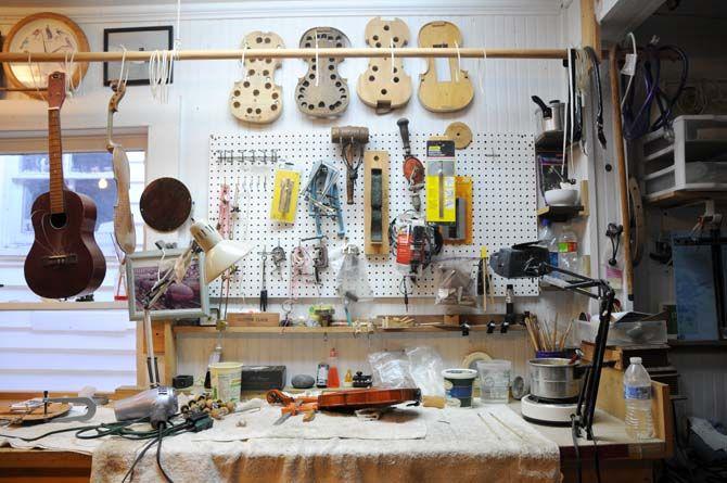 Tom Pierce, owner of Tom's Fiddle and Bow, located in Arnaudville, LA has been repairing and selling violins and cellos since 2006.