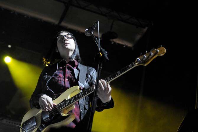 Jack Lawrence performs with City and Colour at VooDoo Music Experience Saturday, November 1, 2014 in New Orleans.