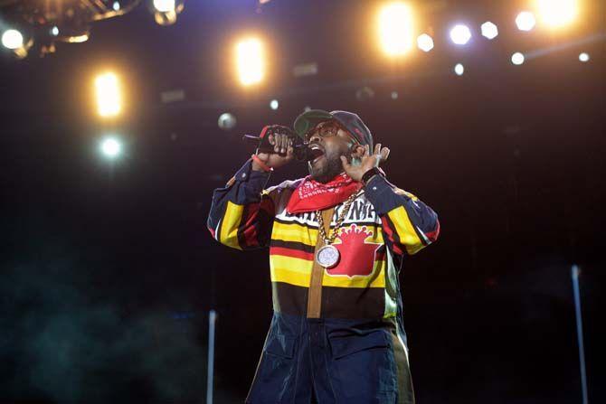 Antwan "Big Boi" Patton of OutKast performs on the main stage at VooDoo Festival in New Orleans Friday, October 31, 2014.