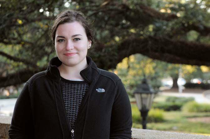 LSU sophomore Sarah Corie is the 2014 program director for Kitchens On The Geaux and she coordinates the events for National Hunger and Homelessness Awarness Week.