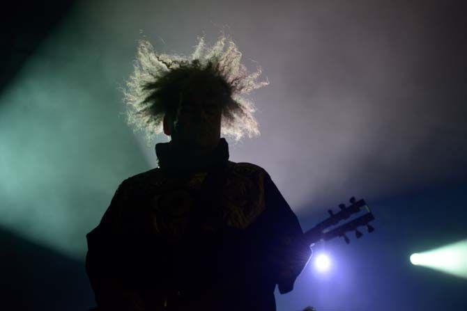 Buzz Osborne performs in Melvins on Carnival stage at VooDoo Music Festival Friday, October 31, 2014 in New Orleans.