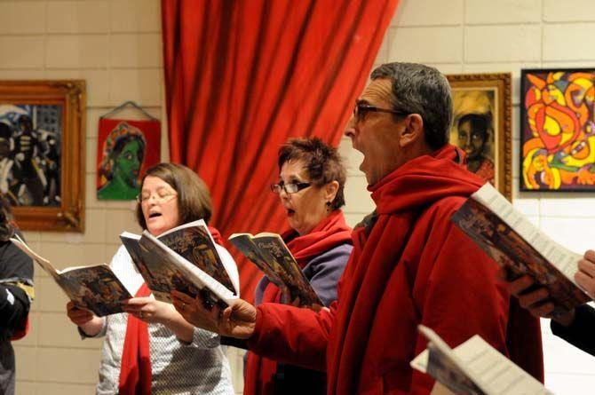 Members of the Baton Rouge Carolers sing during rehearsal Monday, Nov. 24 at Theatre Baton Rouge.